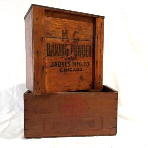 Photo of Vintage Boxes - Swifts Corned Beef & KC Baking Powder (BS-RG)