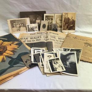 Photo of Vintage Newspapers & Photographs (BS-MK)