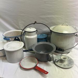 Photo of Vintage Enamel Cookware and More (BS-MK)