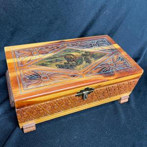 Photo of Pressed wood jewelry box