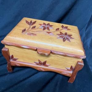 Photo of Artist wood jewelry box