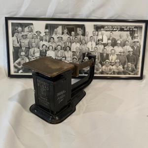 Photo of U.S.P.O Dept. 1940 Scale & Framed Photograph (BS-RG)