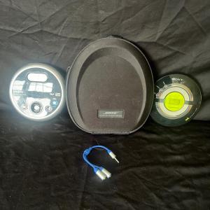 Photo of Bose Noise Canceling Headphones & Sony & Insignia Portable CD Players (LR-MG)