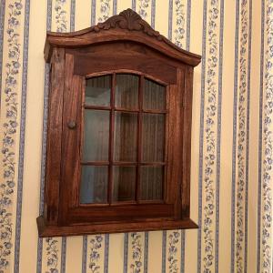 Photo of Wood & Glass Cabinet (E-MG)