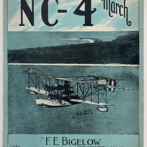 Photo of NC-4 March unsigned sheet music