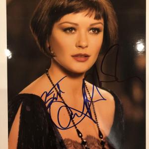 Photo of Catherine Zeta-Jones signed photo