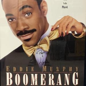 Photo of Eddie Murphy Boomerang signed poster