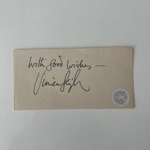 Photo of Vivien Leigh original signature GFA authenticated