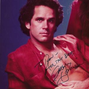 Photo of Falcon Crests Gregory Harrison signed photo