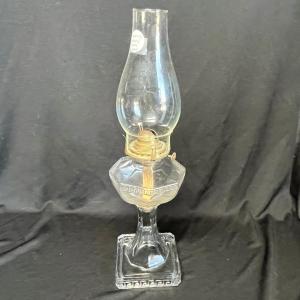 Photo of 1800s Greek Key oil lamp