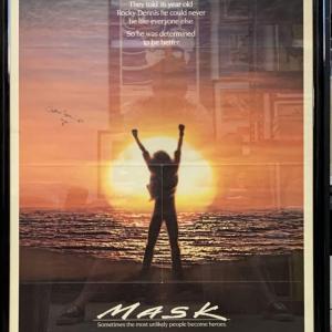 Photo of Peter Bogdanovich Mask signed original movie poster