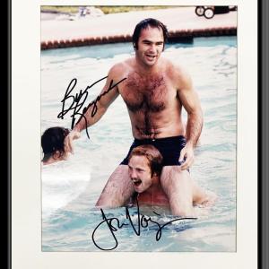 Photo of Deliverance Burt Reynolds, Jon Voight signed movie photo. GFA Authenticated