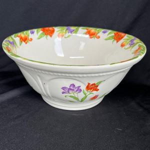 Photo of Harker Pottery Tulips mixing bowl