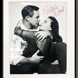 Photo of Natalie Wood, Gene Kelly signed movie photo. GFA Authenticated
