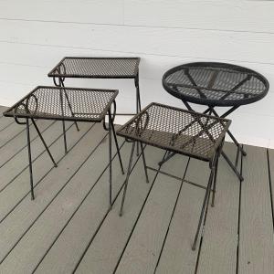 Photo of Small Wrought Iron Patio Tables (OP-HS)