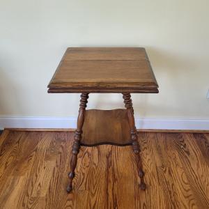Photo of Wooden Two Tiered Parlor Table (SR-CE)