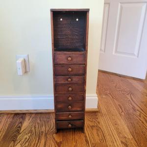 Photo of Narrow Eight Drawer Apothecary Cabinet (SR-CE)