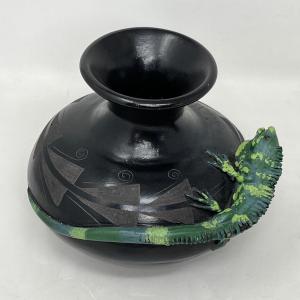 Photo of Mexican Black on black vase