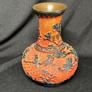 Photo of Cinnebar medium vase