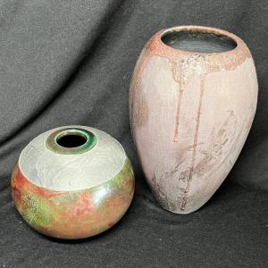 Photo of Raku vases