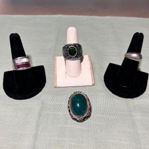 Photo of Sterling Rings and Pendant (K-BB)