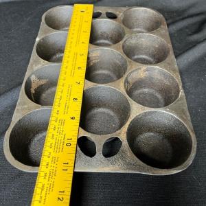 Photo of Wagner Griswold Double marked muffin tray