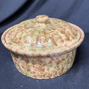 Photo of Antique Spatterware covered dish