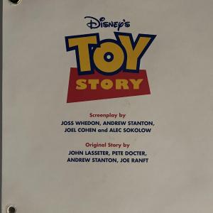 Photo of Toy Story Movie script