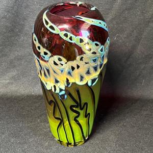 Photo of Backas Studio Art glass vase