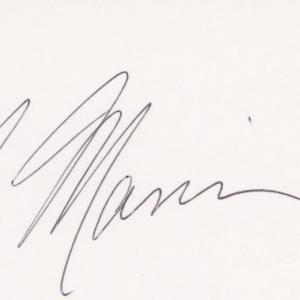 Photo of Lee Marvin signature cut