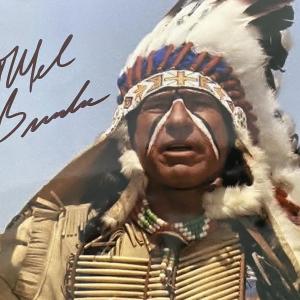 Photo of Blazing Saddles Mel Brooks signed movie photo