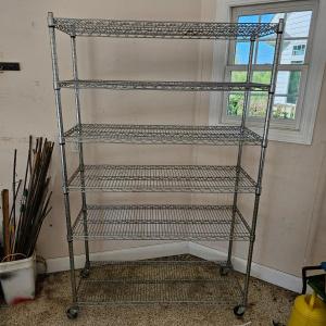 Photo of Stainless Steel Open Rolling Rack (G-JS)