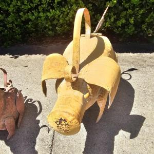Photo of Metal Pig Watering Cans & More (G-JS)
