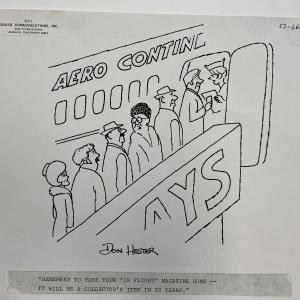 Photo of Don Hester Original Cartoon
