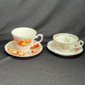 Photo of Lot of demitasse cups & saucers