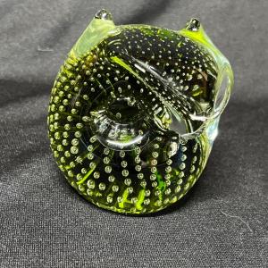 Photo of Art Glass Owl paper weight