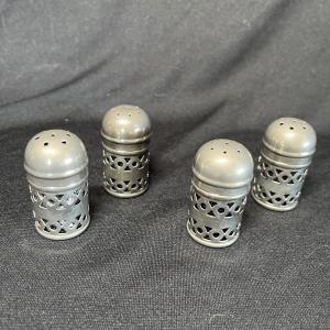 Photo of Cobalt & silver plate shakers