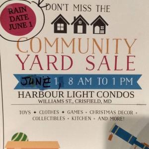 Photo of Community yard sale June 1
