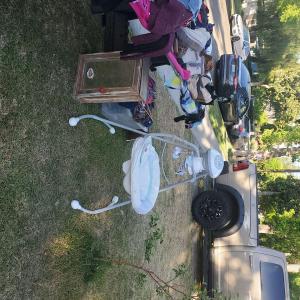 Photo of Yard sale with lots of different items