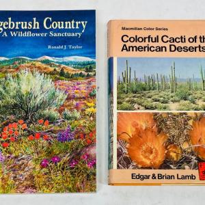 Photo of Lot of 2 Vintage Cactus, Wildflowers, & Sagebrush Books