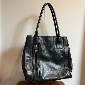Photo of Perlina Leather Tote Shoulder Bag
