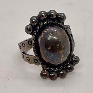 Photo of Vintage Sterling Silver Ring, Size 3, weighs 4.3g