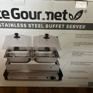 Photo of Elite Gourmet 5QT Stainless Steel Buffet Server