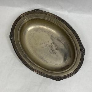 Photo of Oval Serving Bowl, silver plate