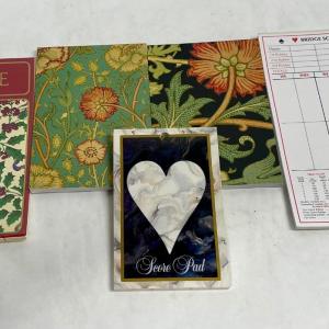 Photo of Bridge Card Game Score notebooks