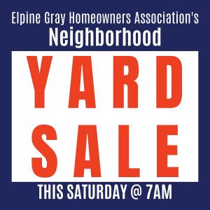 Photo of Elpine Gray Neighborhood Yard Sale
