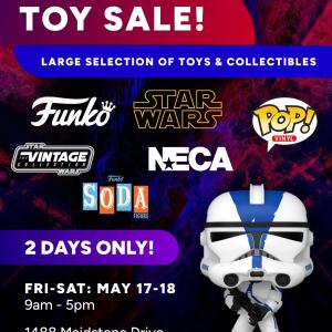 Photo of Toy sale! Funko pops soda, Star Wars Collectibles!