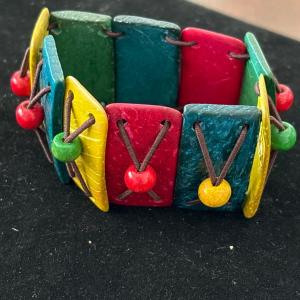 Photo of Stretchy colorful bracelet with colorful beads