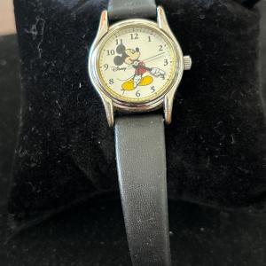 Photo of Vintage Silver-tone Elegant Mickey Mouse Watch for Her | Disney Memorabilia