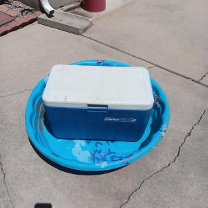 Photo of KIDDY SWIMMING POOL AND A COOLER
